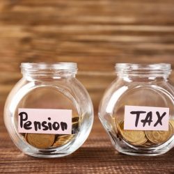 Covering pension contributions with unused allowances